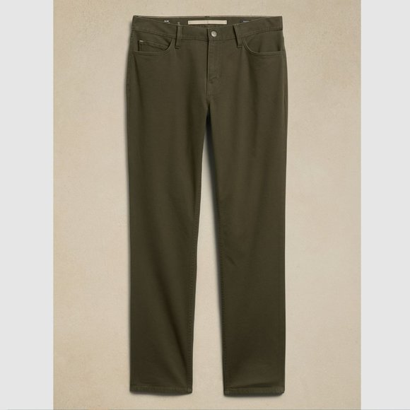 Banana Republic Slim Traveler Pant Cargo Green - Picture 4 of 6